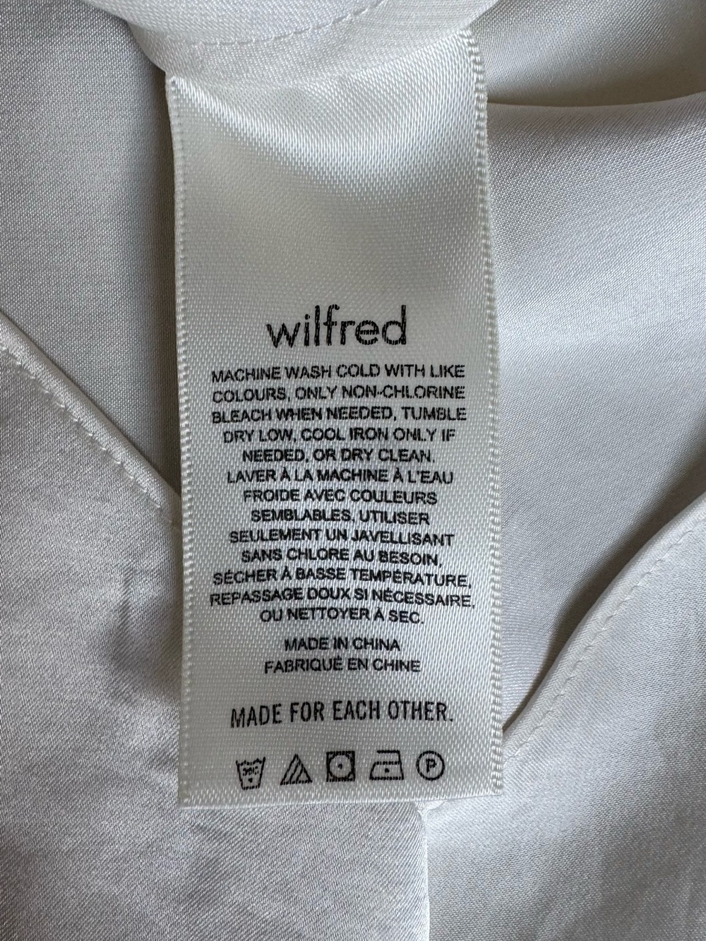 Wilfred White V-Neck Slip Camisole - Picture 6 of 7
